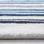 Tapis blanc / bleu français en polyester à rayures plates Lauren Ralph Lauren Leopold-37279126