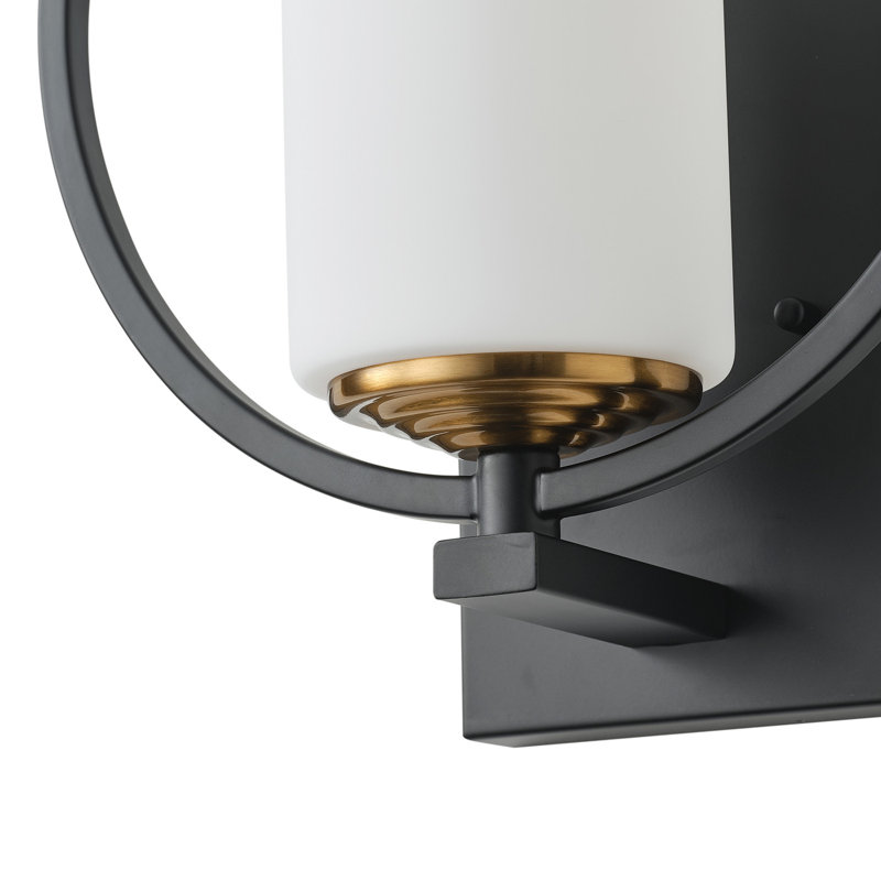 Yubal 1-Light Unique Design Dimmable Glass Shade UL Listed Wall Sconces