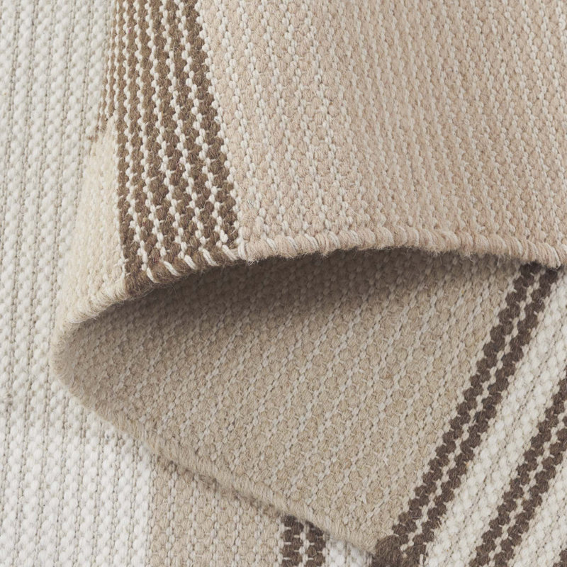 Kenya 280 Hand Woven 80% Wool; 20% Cotton Geometric Rug, Rectangle 3' x 5'