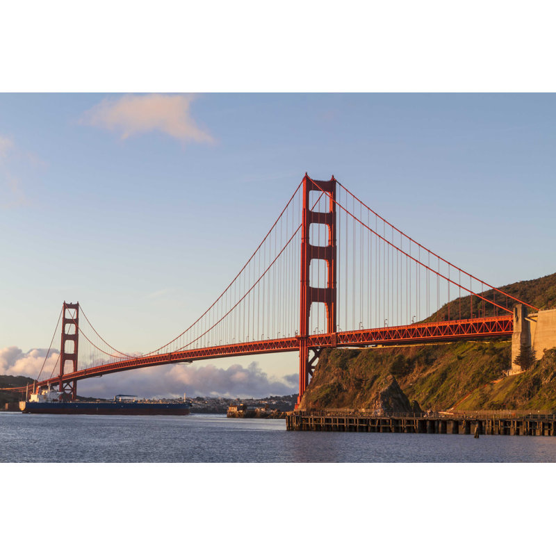 Golden Gate Bridge par Dan Kaplan - Photographie sur toile tendue, H 12 po x l 18 po