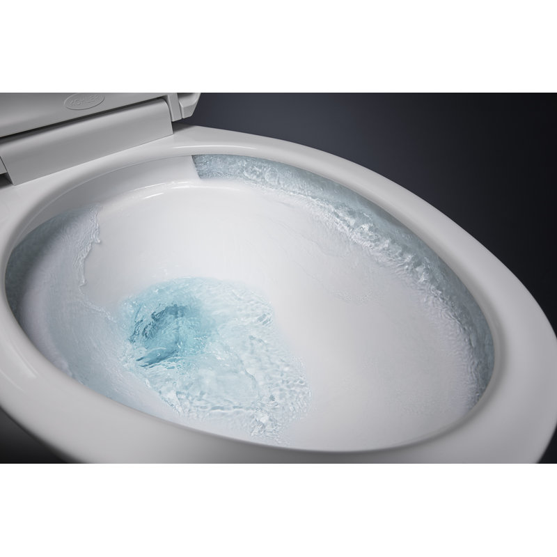 Toilette allongée deux pièces Cimarron 1,28 GPF (siège non inclus), Gauche, Gris glacial