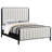 Traequan 60-inch Upholstered Queen Bed Black-888692652