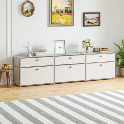 Rangement avec table de chevet et tiroir