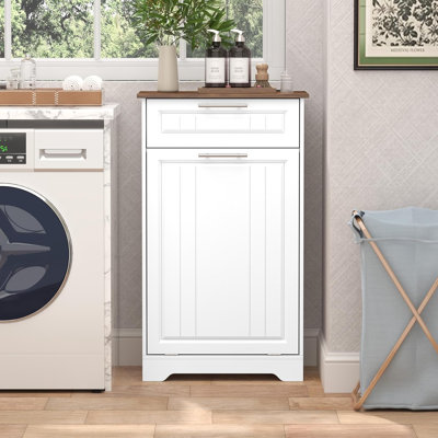Hidden Laundry Basket Rack