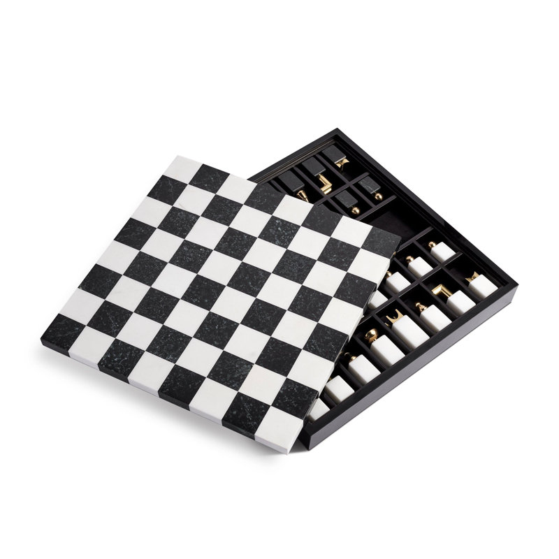 Deco Noir Chess Set