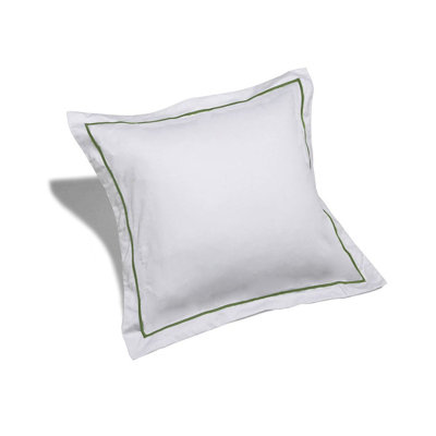 400TC Single Embroidery Sateen Cotton Euro Sham