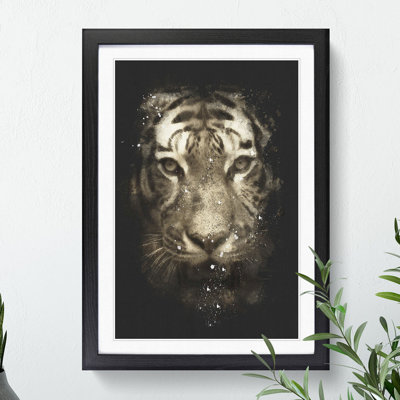Tiger Vol.5 Paint Splash - Picture Frame Graphic Art