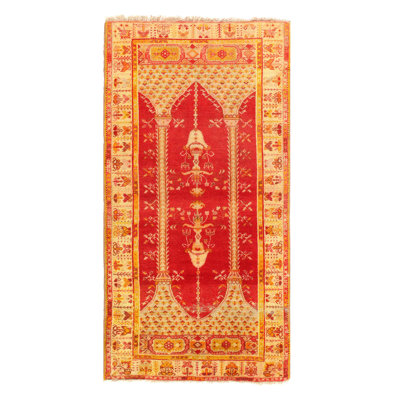 Antique Turkish Oushak 3'6"X 6'9"