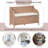 Rustic Style Solid Wood Entryway Multifunctional Storage Bench With Safety Hinge-1979990054