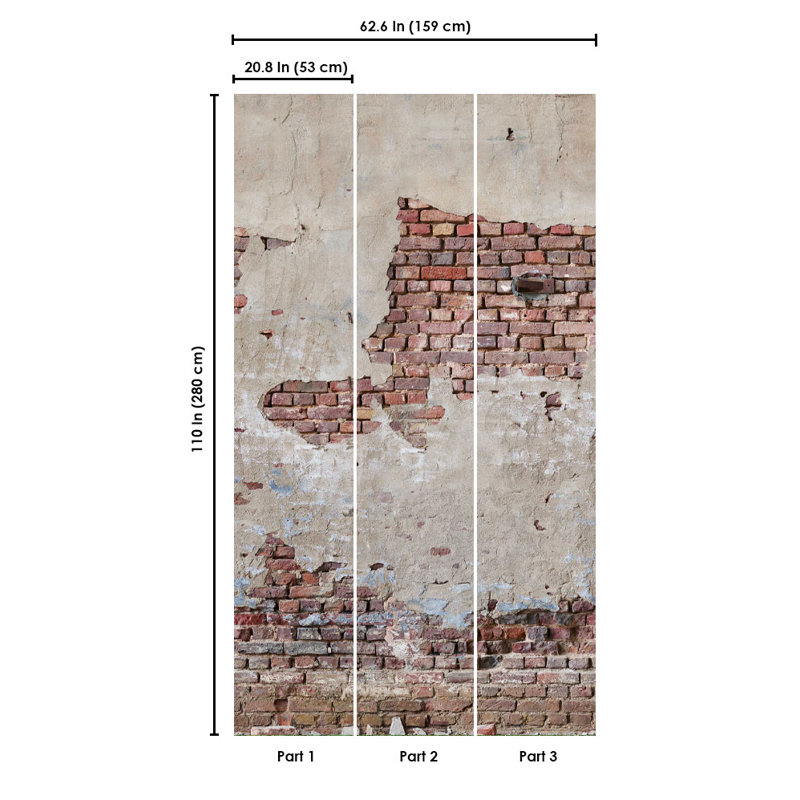 Boyu Brick Wall Mural