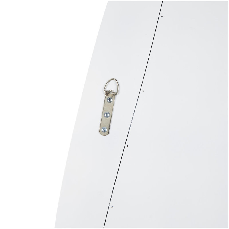Miroir mural Garber, Blanc