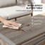 Outsunny 4 Piece Rattan Garden Furniture Set, Loveseat, 2 Armchairs, Grey