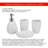 Tharsiga 4 Piece Bathroom Accessory Set-359041388