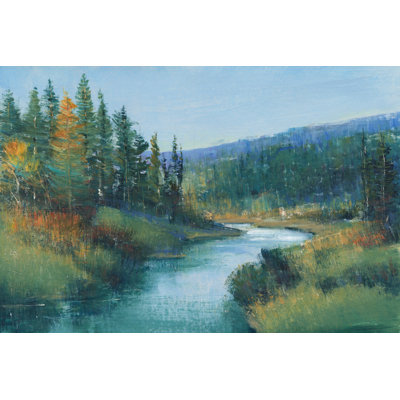 «Trout Stream I» par Timothy O 'Toole - peinture sur toile tendue