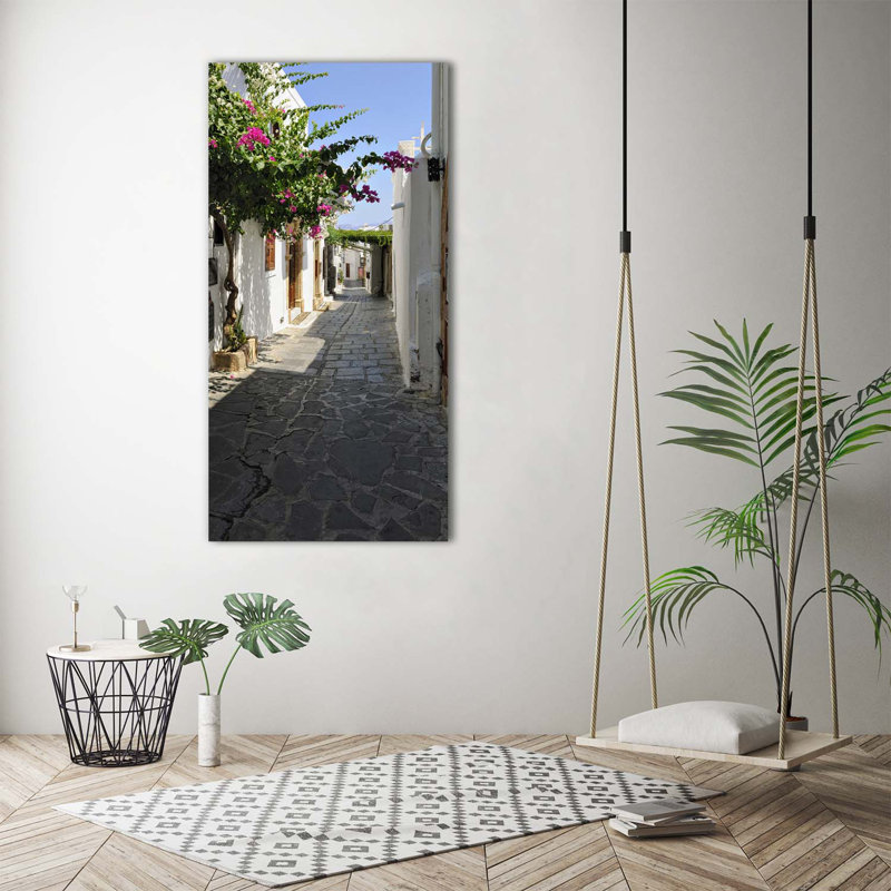 A Charming Path - Wrapped Canvas Print