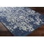 Tapis bleu marine / beige en laine touffeté à la main Bergmann-2005175388