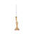 Modern Metal Peacock Candle Holder for Living Room Decor - Decorative Taper Candlestick Holder for Tabletop Accent - 10", Gold & Metallic