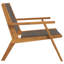 Garden Furniture Solid Acacia Wood Outdoor Seating Modern Design Chair-839389059