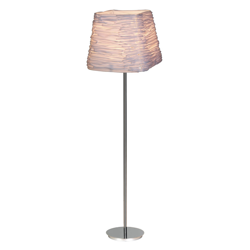 Farah 166cm Chrome Traditional Floor Lamp