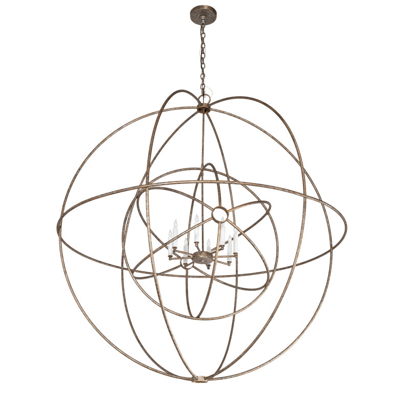 Lustre 8 lumières 60 "Atom Enerjisi