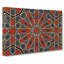 Antique Illustration In Orange And Blue by Owen Jones - Wrapped Canvas Painting-55367454