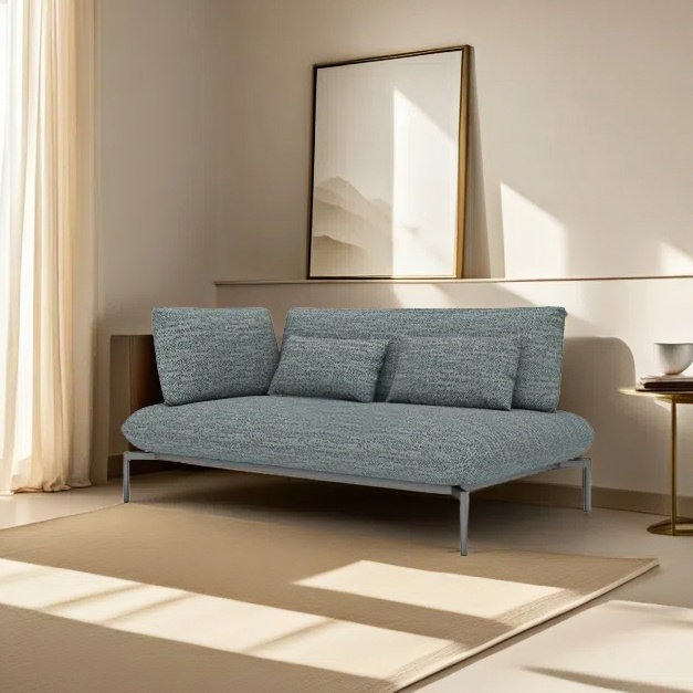 Chaise longue paresseuse unique, Orienté à gauche (vu de face)