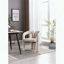 Chaises d'appoint tonneau en velours Contemporary - ensemble de 2-1690423825
