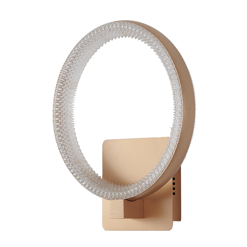 Transitional 1 Light LED Round Wall Sconce