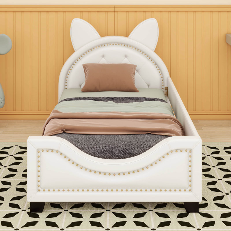 Henriet Twin Size Upholstered Daybed, White
