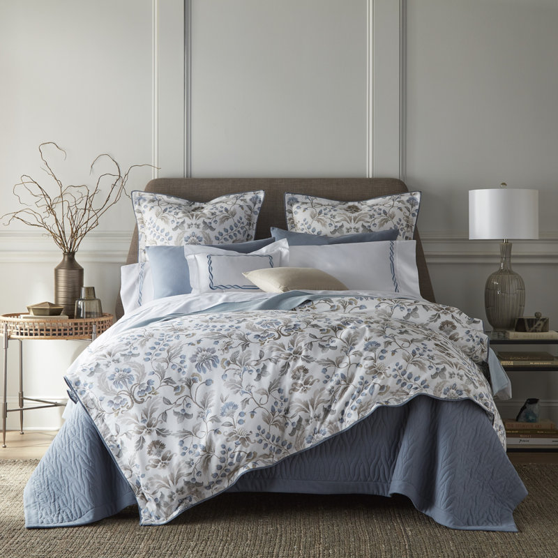 Beatrice Duvet Cover, Beatrice / Alpine White, Full / Double Duvet Cover