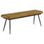 Banc à coussin capitonné chameau et noir-1605231153