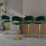 Christal Height Adjustable Swivel Bar Stool