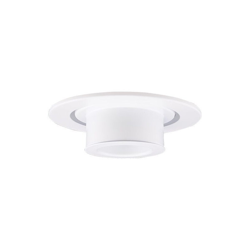 Garniture encastrée réglable 4", Blanc