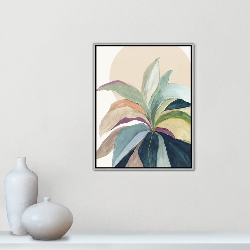 «Byer Sherbrooke Sunny Bright Leaves II» par Asia Jensen, reproduction, Pas de tapis, H 29,5 po x l 23,5 po x P 2 po
