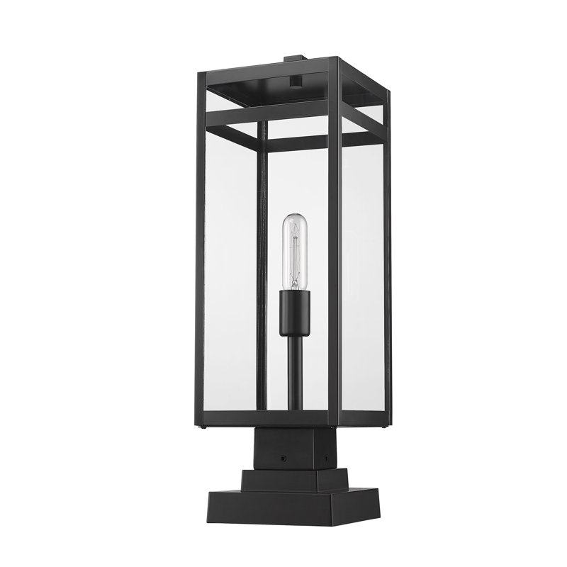 Sylmar Transparent Pier Mount Light, 23" H x 7.5" W x 7.5" D