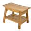 Roma 24 in. W Teak Shower Bench