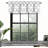 Zack Geometric Kitchen Valance Tailored 52 Window Valance-579233062-579233115