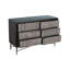 Commode double 6 tiroirs Mandish