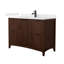 Palmilla 48" Freestanding Single Bathroom Vanity with Cultured Marble Top-312540834-312540835-312540844