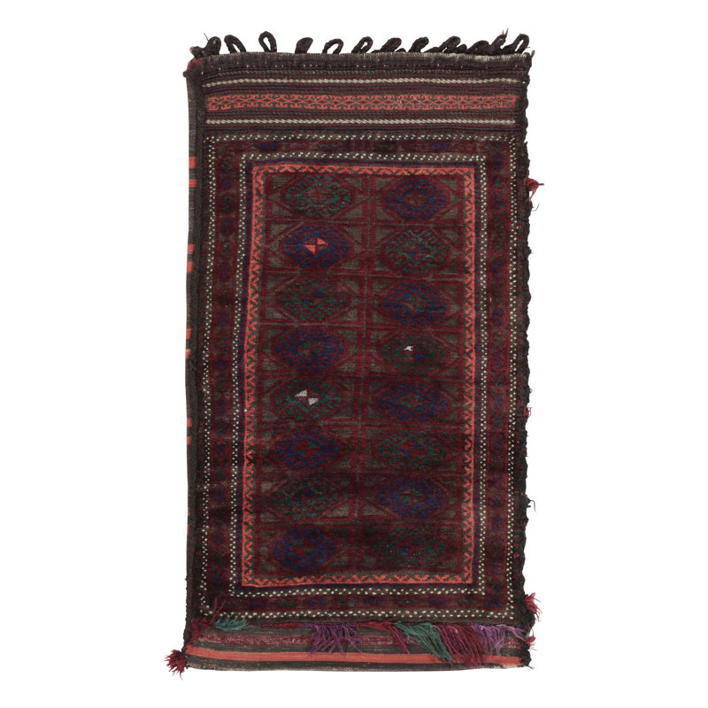 Antique One-of-a-Kind 2'2X3'11 Hand Knotted Area Rug