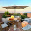 Parasol Taibah 120 avec contrepoids inclus-274545335