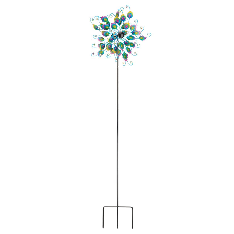 19" Wind Spinner - Peacock