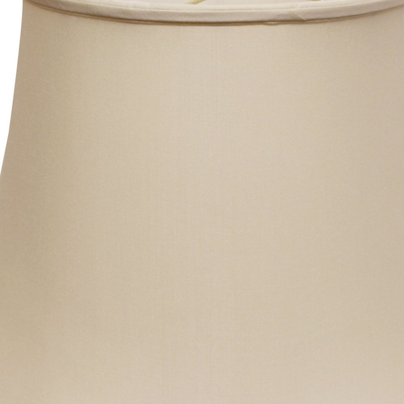 Abat-jour cloche champagne en soie