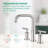 Widespread 2-handle Bathroom Faucet with Drain Assembly-86787271