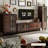 Modern Nut-Brown Solid Wood TV Stands-979091041