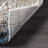 City Striped Shag Tufted Performance Brown/Teal/Blue Rug-2118447475