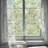 French Retro Spring & Summer Green Fern White Lace Window Film