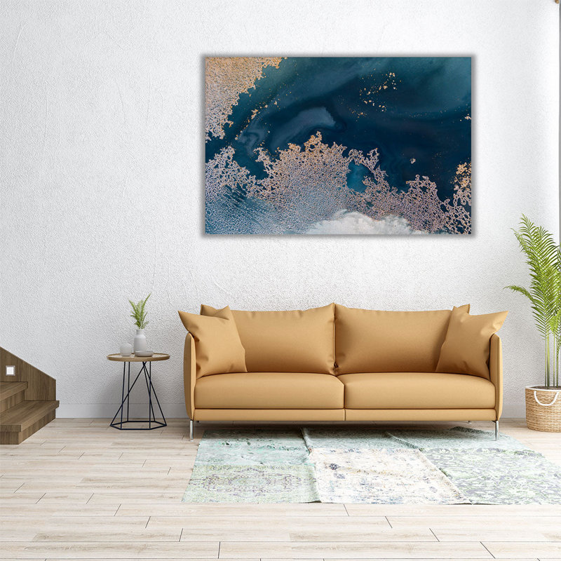 Whispering Reef - reproduction d'art sur toile, H 32 po x l 48 po