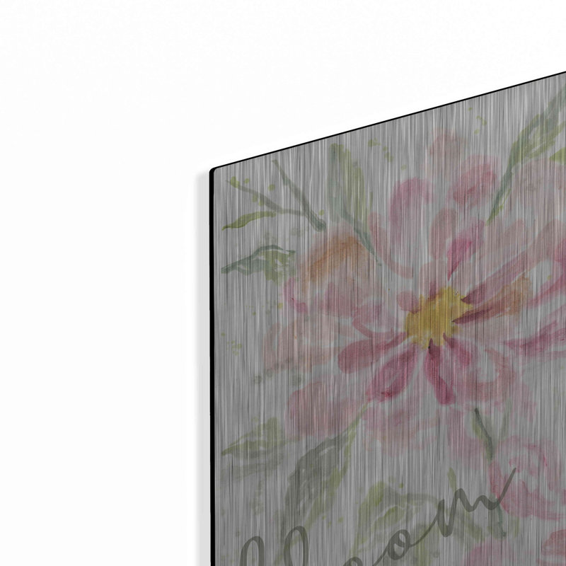 «Bloom Where You are Planted» par Cindy Jacobs, art mural en métal, H 24 po x l 24 po