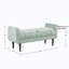 Banc rembourré en velours Ayonna